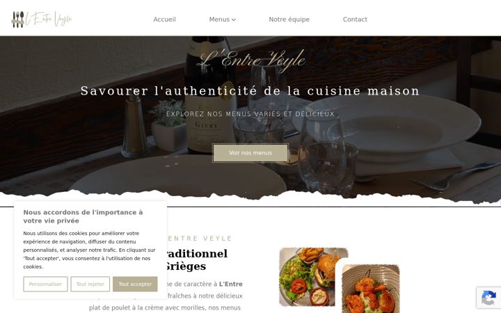 Screenshot of lentreveyle.fr