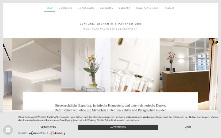 Screenshot of lentzke-gienanth.de