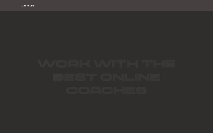 Screenshot of lenus-coaching.com