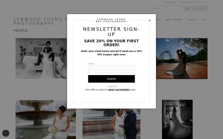 Screenshot of lenwoodyoungbeyphotography.com