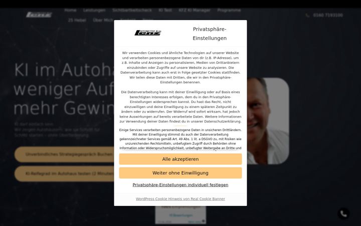 Screenshot of lenz-automotive-ki.de