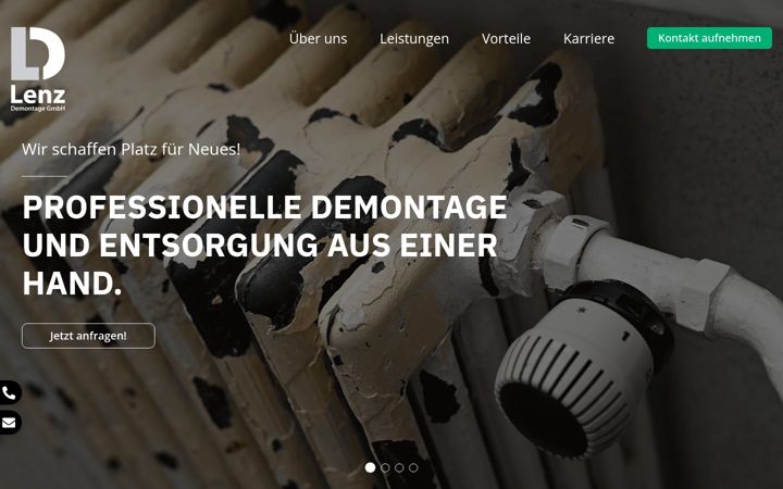Screenshot of lenz-demontage.de