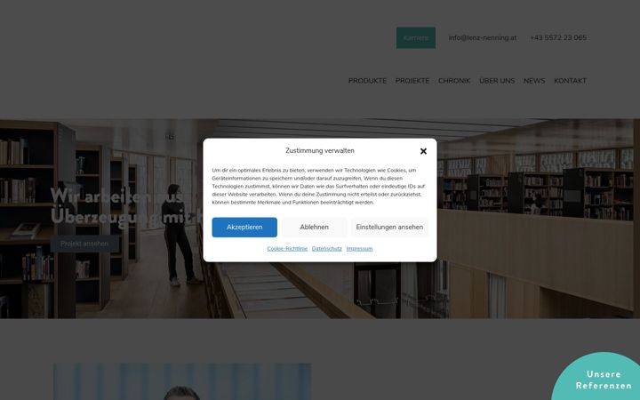 Screenshot von lenz-nenning.at