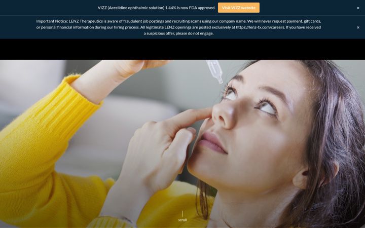 Screenshot of lenz-tx.com