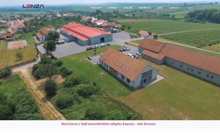 Screenshot of lenza.cz
