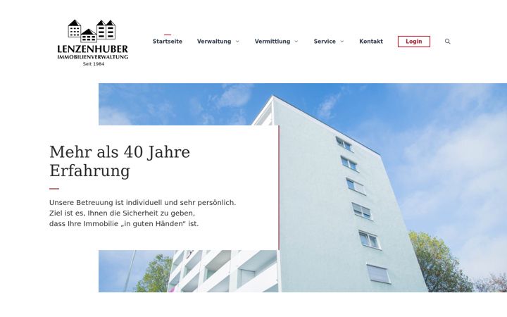 Ekrano kopija lenzenhuber.com