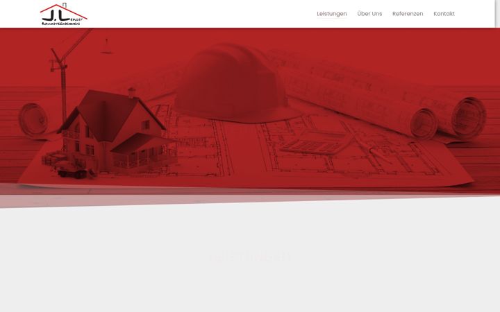 Screenshot of lenzer-bau.de