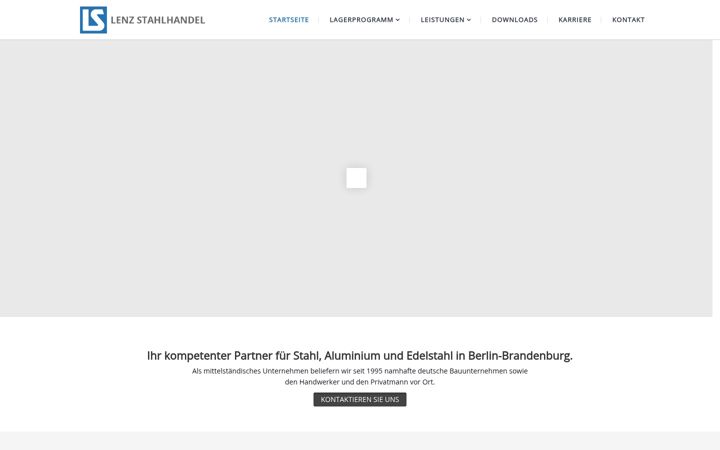Captură de ecran a lenzstahlhandel.de