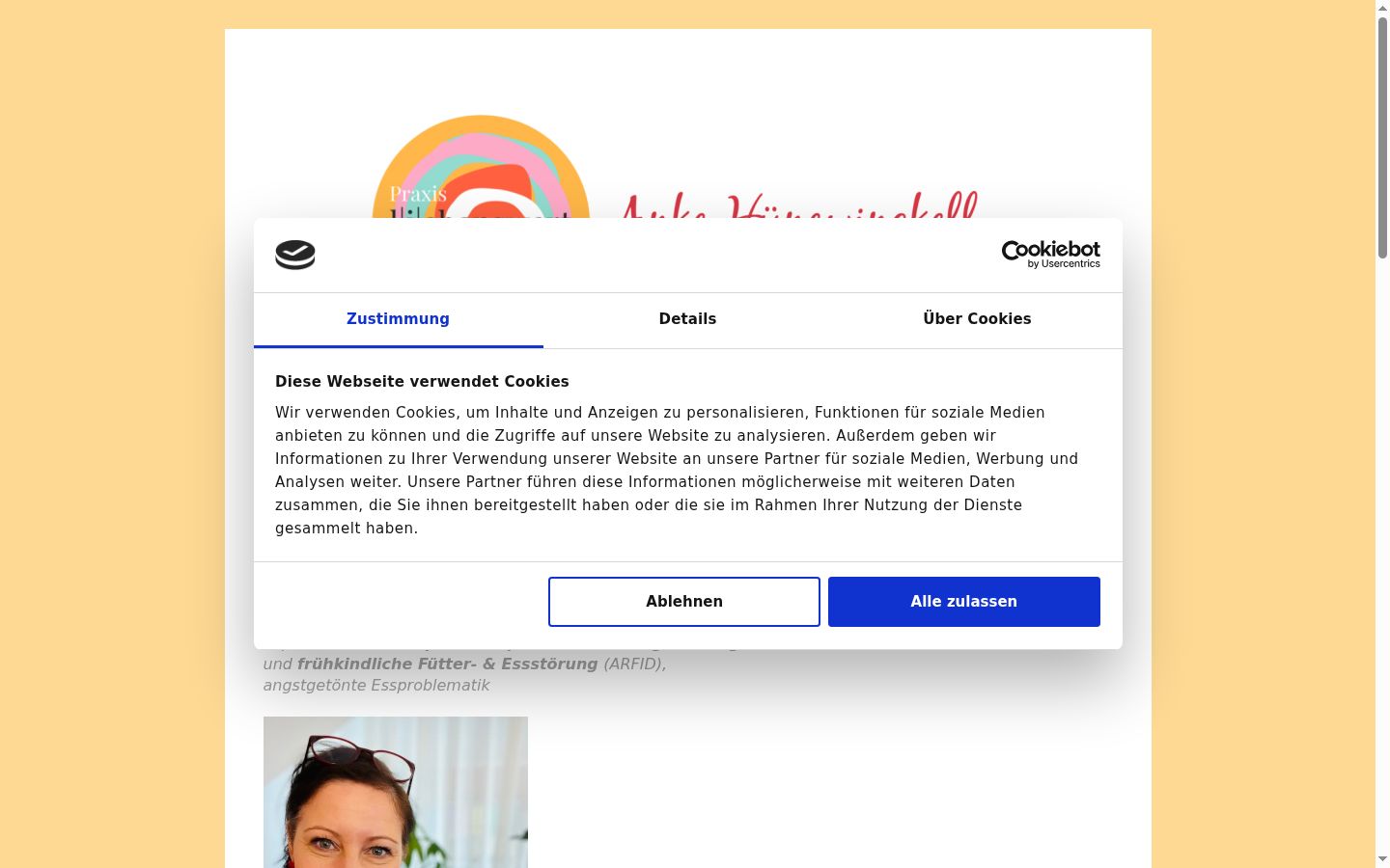 Sutikimo reklamjuostės, rodytos prieš bet kokią sąveiką, ekrano kopija