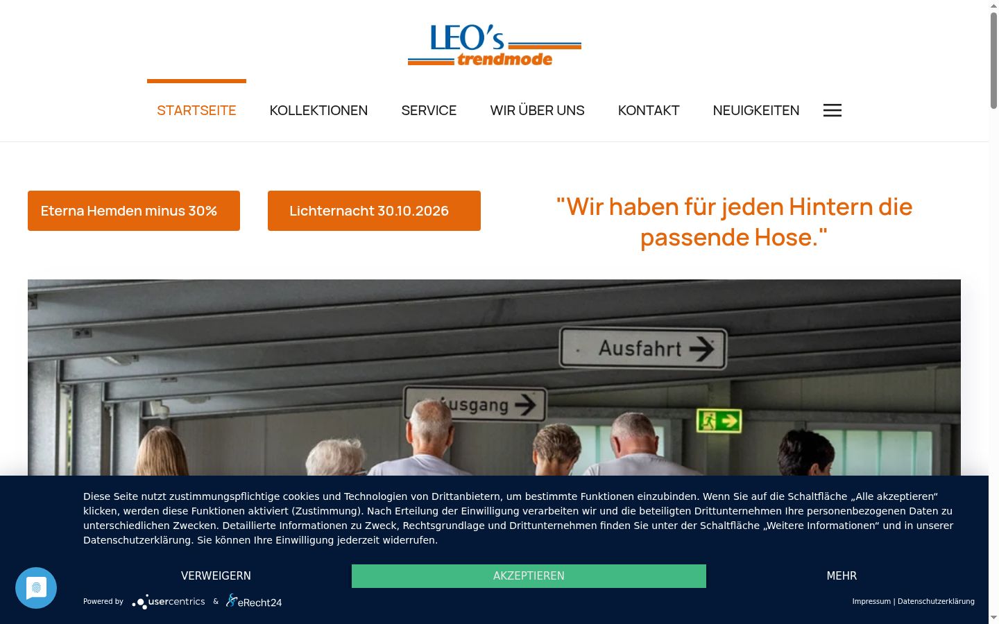 Screenshot tal-banner tal-kunsens muri qabel kwalunkwe interazzjoni