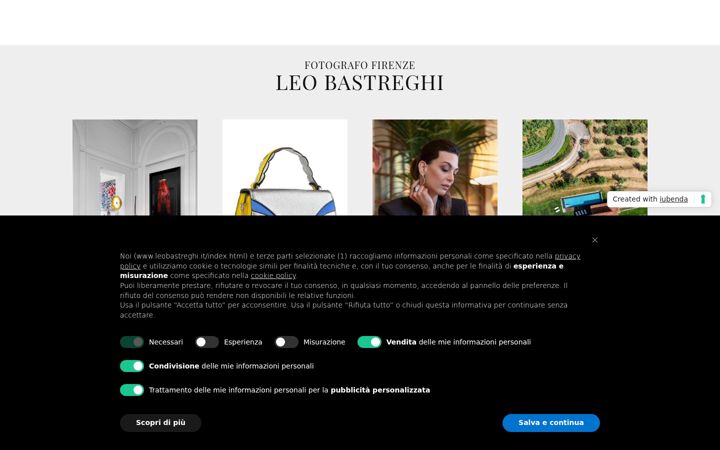 Screenshot of leobastreghi.it