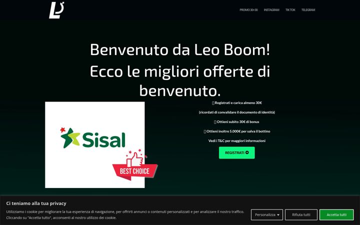 Screenshot of leoboom.it