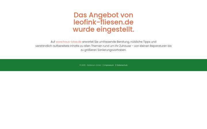 Screenshot of leofink-fliesen.de