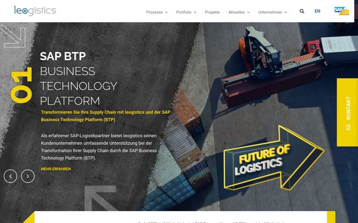 Screenshot of leogistics.com
