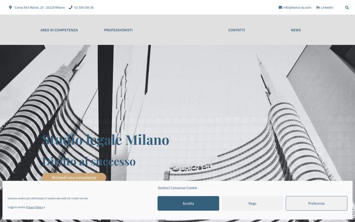 Screenshot of leoius-lp.com