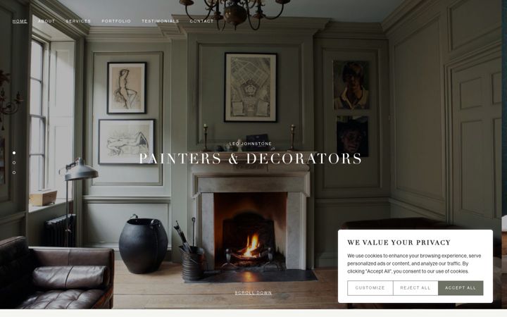Screenshot of leojohnstone.co.uk