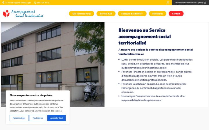 Screenshot of leolagrange-ast.org