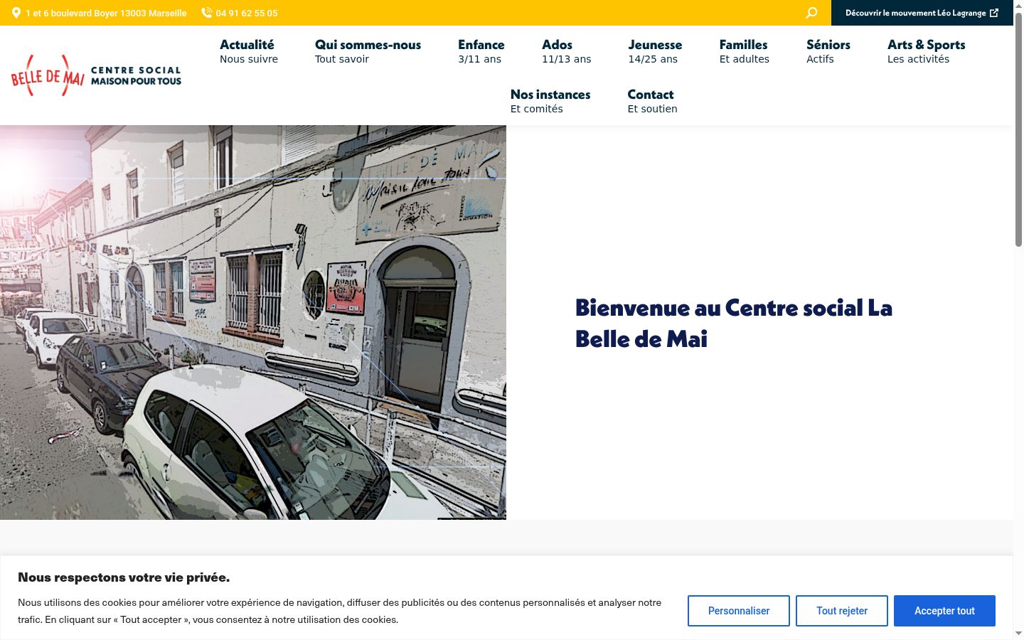 Sutikimo reklamjuostės, rodytos prieš bet kokią sąveiką, ekrano kopija