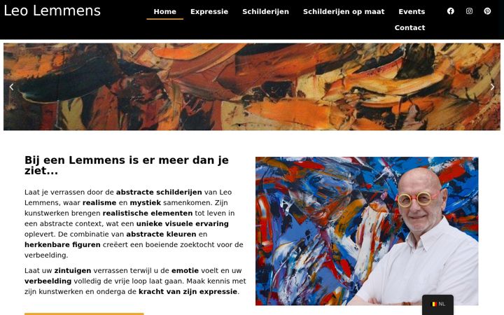 Screenshot ta' leolemmens.be