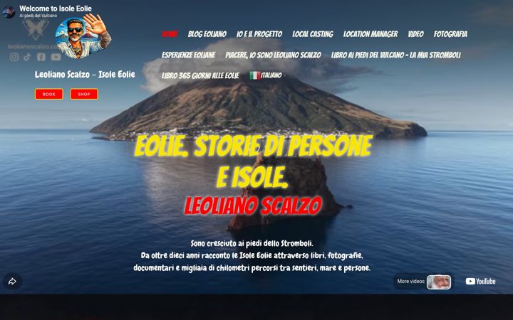 Screenshot of leolianoscalzo.com
