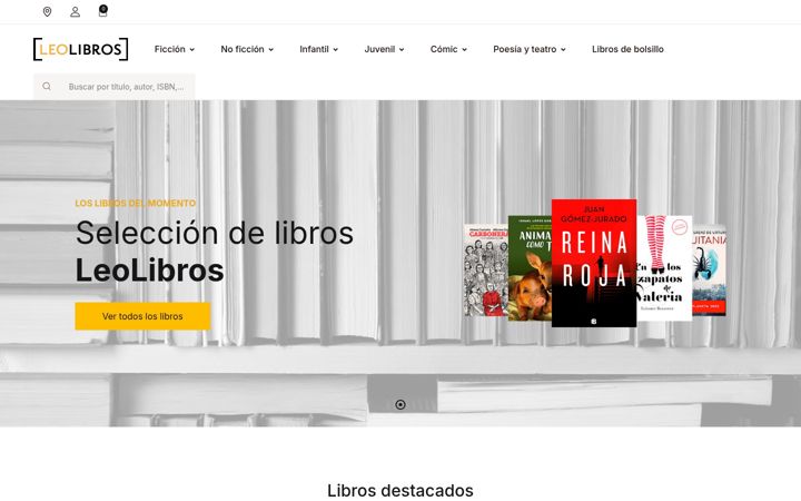 Screenshot of leolibros.es