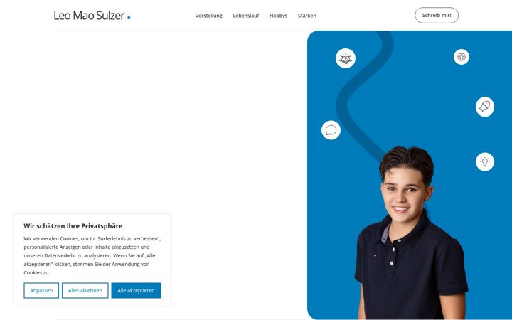 Screenshot of leomaosulzer.ch