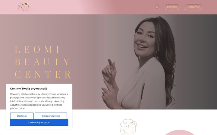 Screenshot of leomi.pl