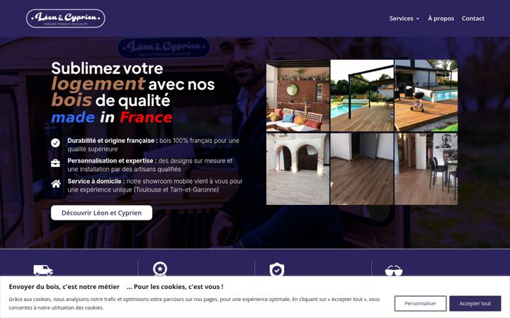 Screenshot of leon-et-cyprien.com