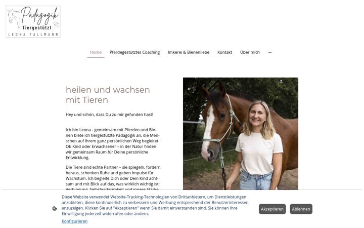 Screenshot of leona-tallmann.de