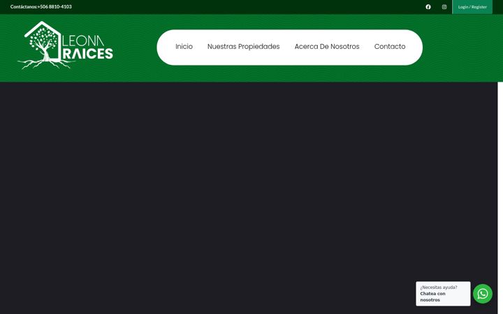 Screenshot of leonaraices.com