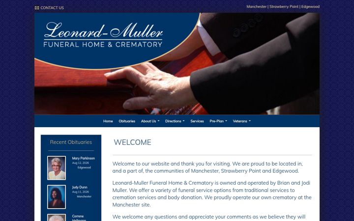 Screenshot of leonard-mullerfh.com