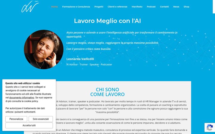 Screenshot of leonardavanicelli.com