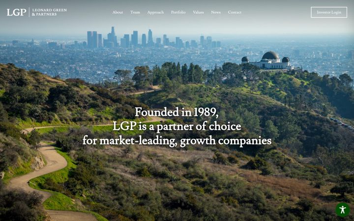 Screenshot of leonardgreen.com