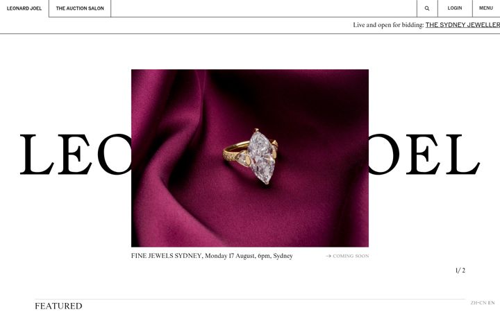 Screenshot of leonardjoel.com.au