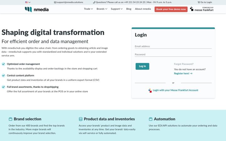Screenshot of leonardo-b2b.de