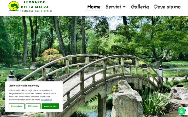 Screenshot of leonardodellamalva.it