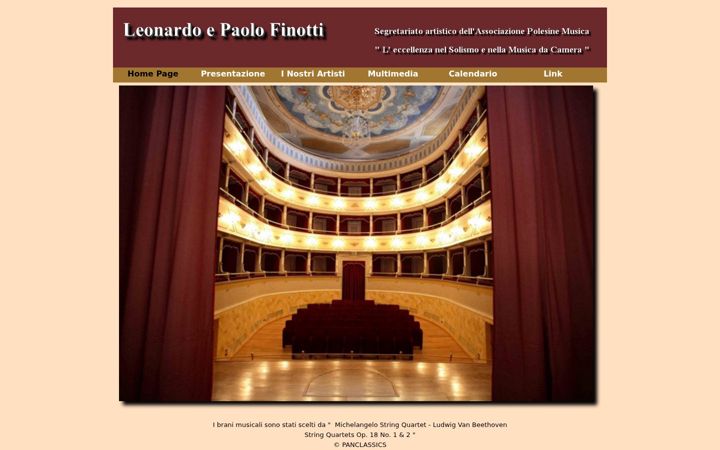 Screenshot of leonardofinotti.it