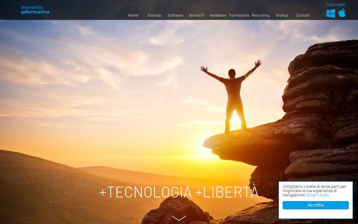 Screenshot of leonardoinformatica.com