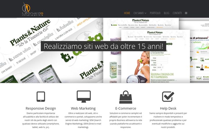 Screenshot of leonardoinformatica.it