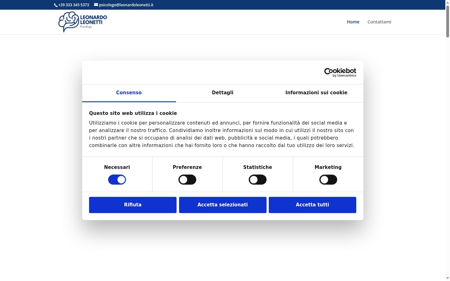 Snímek obrazovky baneru souhlasu zobrazeného před jakoukoli interakcí