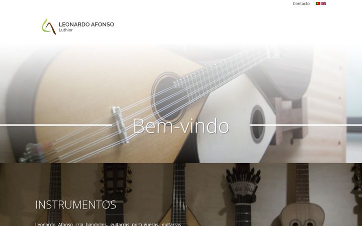 Screenshot of leonardoluthier.pt