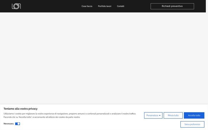 Screenshot of leonardonegro.it