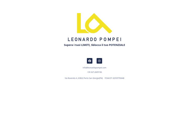 Screenshot of leonardopompei.com