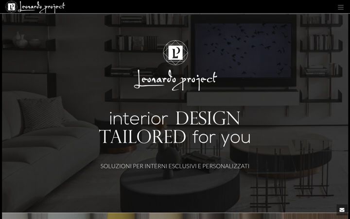 Screenshot of leonardoprojectsrl.it