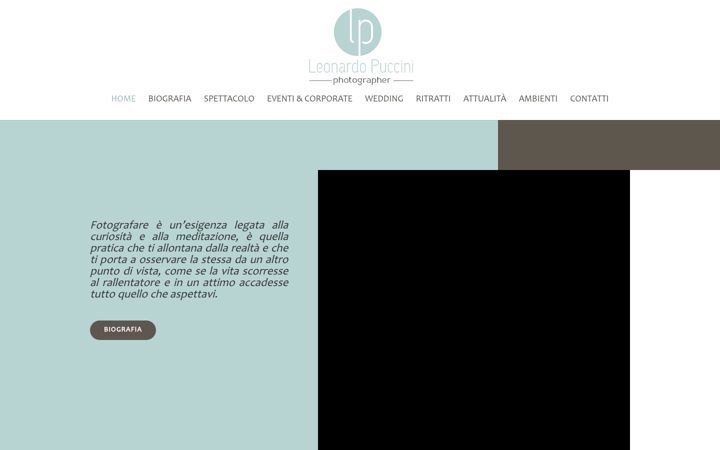 Screenshot of leonardopuccini.com
