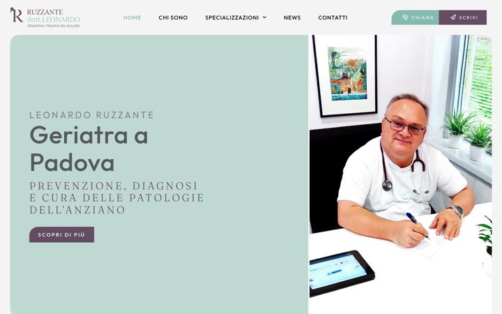 Screenshot of leonardoruzzante.it