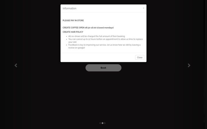Screenshot of leonardsbarbers.com