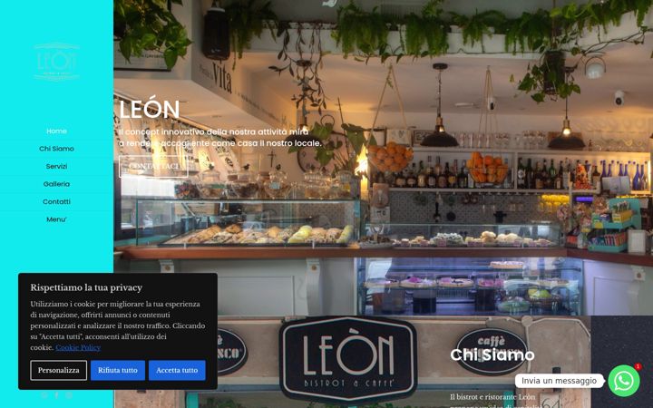 Screenshot of leonbistrot.it