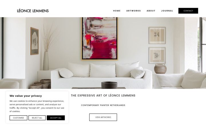 Screenshot of leoncelemmens.com