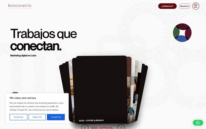 Screenshot of leonconecta.es